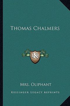 portada thomas chalmers (en Inglés)