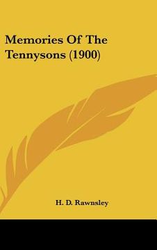 portada memories of the tennysons (1900) (in English)