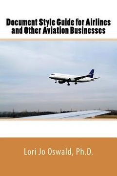 portada Document Style Guide for Airlines and Other Aviation Businesses (en Inglés)