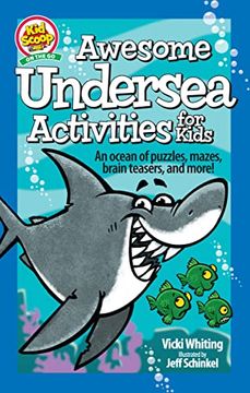 portada Awesome Undersea Activities for Kids: An Ocean of Puzzles, Mazes, Brain Teasers, and More! (Happy fox Books) for Kids Ages 5-10 - Fun, Educational Activity Book With Secret Codes and Word Games (in English)