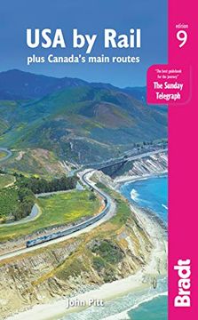 portada Usa by Rail: Plus Canada's Main Routes (Bradt Travel Guides) (en Inglés)