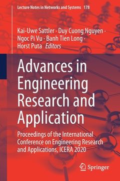 portada Advances in Engineering Research and Application: Proceedings of the International Conference on Engineering Research and Applications, Icera 2020 (en Inglés)