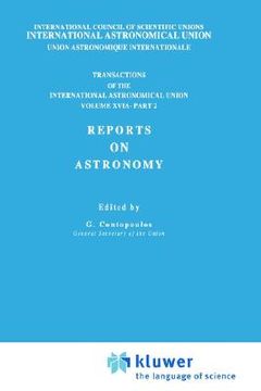 portada transactions of the international astronomical union, volume xvi: reports on astronomy, part ii (in English)