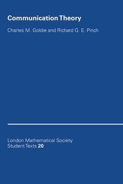 portada Communication Theory Paperback (London Mathematical Society Student Texts) (en Inglés)