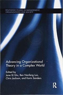 portada Advancing Organizational Theory in a Complex World (en Inglés)