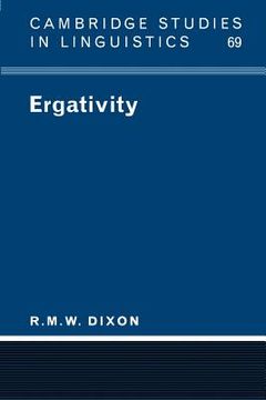 portada Ergativity Paperback (Cambridge Studies in Linguistics) (in English)