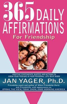 portada 365 daily affirmations for friendship