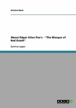 portada about edgar allan poe's - "the masque of red death" (en Inglés)