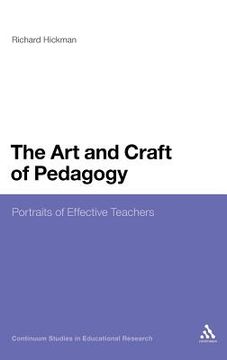 portada the art and craft of pedagogy