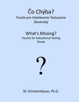portada What's Missing?  Puzzles for Educational Testing: Slovak (Slovak Edition)