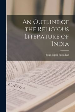 portada An Outline of the Religious Literature of India (en Inglés)