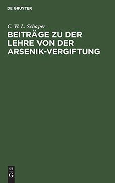 portada Beiträge zu der Lehre von der Arsenik-Vergiftung (in German)