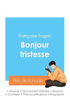 portada Réussir son bac de Français 2024: Analyse de Bonjour Tristesse de Françoise Sagan (en Francés)