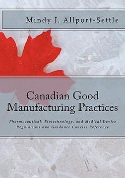 portada canadian good manufacturing practices (en Inglés)