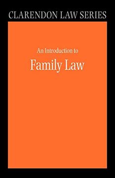 portada An Introduction to Family law (Clarendon law Series) 