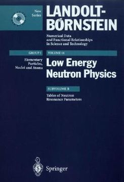 portada tables of neutron resonance parameters (in English)