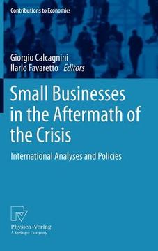 portada small businesses in the aftermath of the crisis: international analyses and policies
