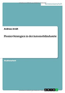 portada Pionier-Strategien in Der Automobilindustrie (German Edition)