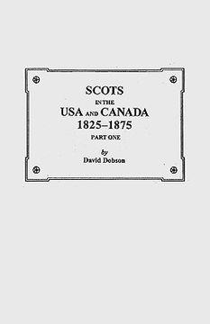 portada scots in the usa and canada, 1825-1875 (en Inglés)