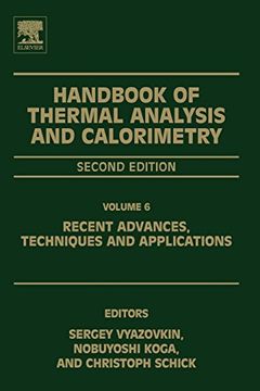 portada Handbook of Thermal Analysis and Calorimetry: Recent Advances, Techniques and Applications (in English)
