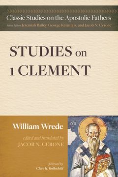 portada Studies on First Clement (in English)