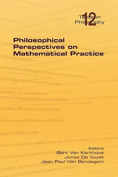 portada philosophical perspectives on mathematical practice (en Inglés)