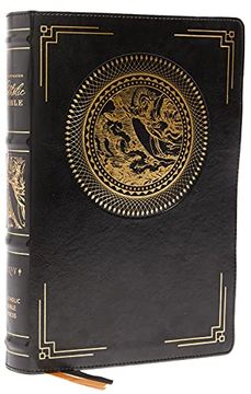 portada Nrsvce, Illustrated Catholic Bible, Leathersoft, Black, Comfort Print: Holy Bible (en Inglés)