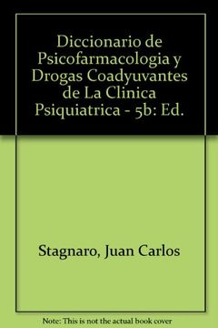 portada diccionario de psicofarmacologia y drogas coadyuva
