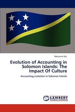 portada evolution of accounting in solomon islands: the impact of culture (en Inglés)