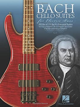 portada Bach Cello Suites For Electric Bass (en Inglés)
