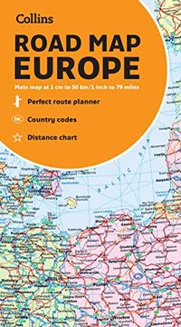 portada Collins map of Europe (en Inglés)