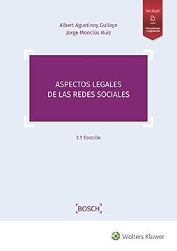 portada Aspectos Legales de las Redes Sociales (2. ª Edición)