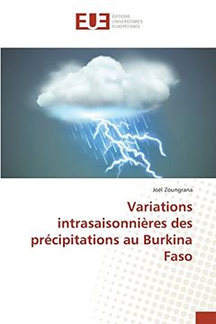 portada Variations intrasaisonnières des précipitations au Burkina Faso (French Edition)
