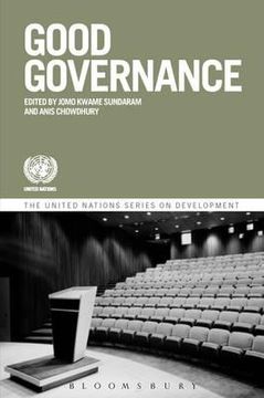 portada is good governance good for development?. edited by jomo kwame sundaram, anis chowdhury (in English)