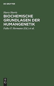 portada Biochemische Grundlagen der Humangenetik (in German)