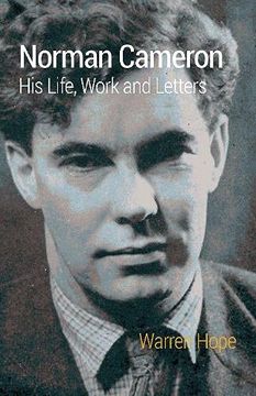 portada Norman Cameron: His Life, Work and Letters (in English)
