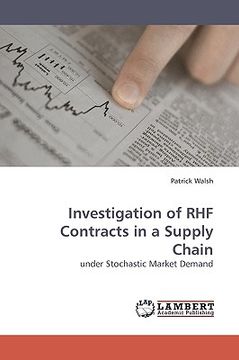 portada investigation of rhf contracts in a supply chain (en Inglés)