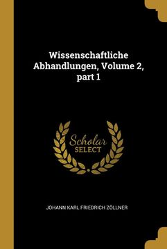 portada Wissenschaftliche Abhandlungen, Volume 2, Part 1 (en Alemán)