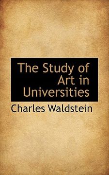portada the study of art in universities (in English)