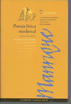 portada Poesía lírica medieval