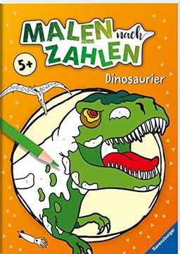 portada Malen Nach Zahlen: Dinosaurier (en Alemán)