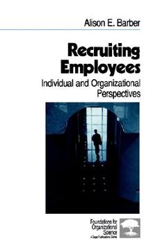 portada recruiting employees: individual and organizational perspectives