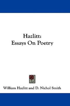 portada hazlitt: essays on poetry (en Inglés)