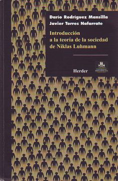 portada Introducción a la Teoría de la Sociedad de Niklas Luhmann (in Spanish)