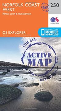 portada Norfolk Coast West 1 : 25 000 (OS Explorer Map)