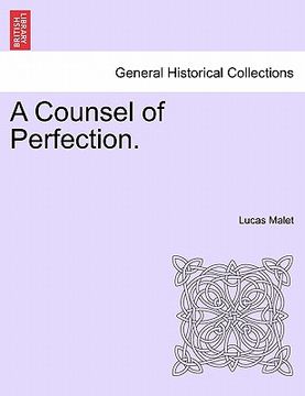 portada a counsel of perfection. (in English)