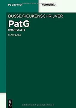 portada Patentgesetz (de Gruyter Kommentar) (en Alemán)