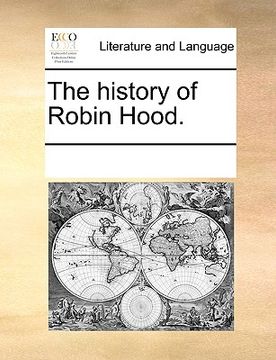 portada the history of robin hood. (en Inglés)