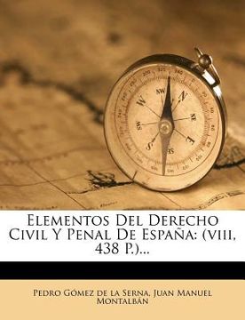 portada elementos del derecho civil y penal de espa a: (viii, 438 p.)...