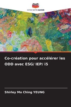 portada Co-création pour accélérer les ODD avec ESG/ IEP/ i5 (en Francés)